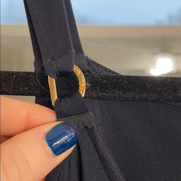 Michael Kors navy cold shoulder top - Picture 3 of 4